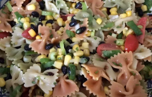 Delicious and Refreshing Cold Southwestern Bow Tie Pasta