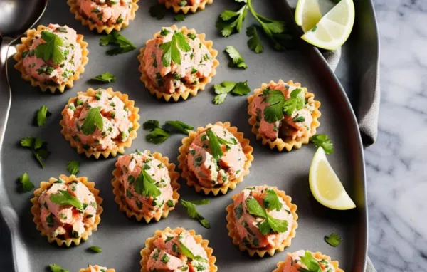 Delicious and Refreshing Salmon Tartare Spread