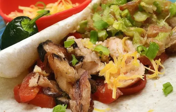 Delicious and Spicy Chicken Fajitas Recipe