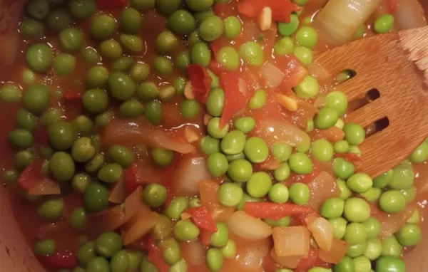 Delicious and Spicy Curried Peas Recipe