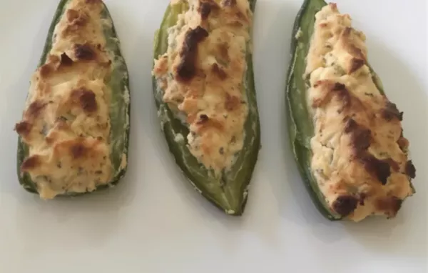 Delicious and Spicy Four Cheese Stuffed Jalapenos Recipe