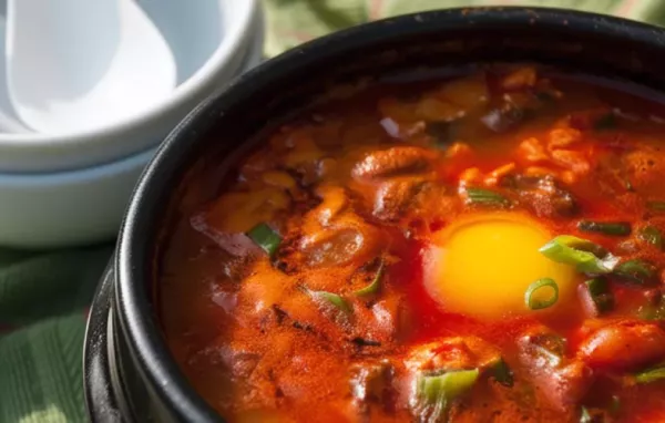 Delicious and Spicy Korean Soft Tofu Stew Recipe