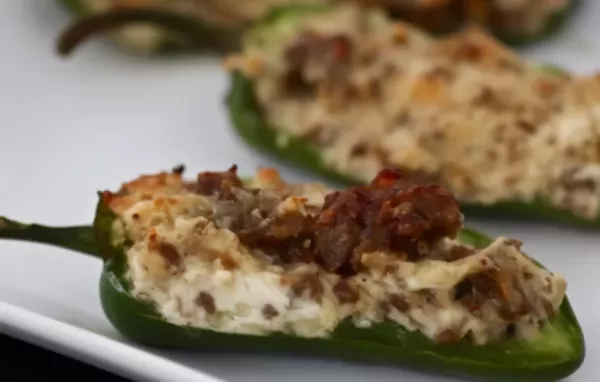 Delicious and Spicy Sausage-Stuffed Jalapenos Recipe