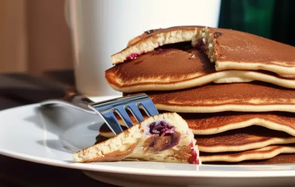 Delicious and wholesome gluten-free pancakes with the goodness of blueberries and bananas