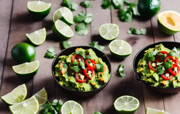 Delicious and Zesty Spicy Guacamole Recipe