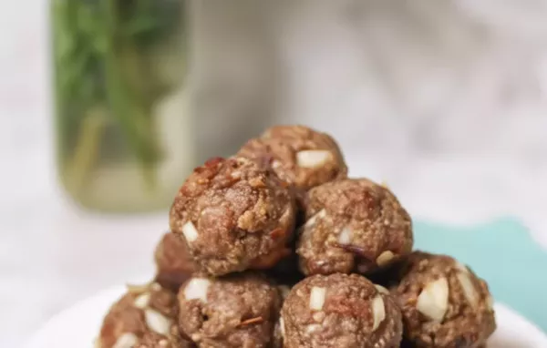 Delicious Bacon-Wrapped Meatballs Recipe