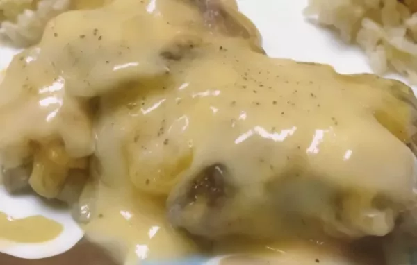 Delicious Baked Chicken Fried Steak with Mushroom Gravy