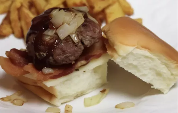 Delicious Barbeque Bacon Sliders Recipe