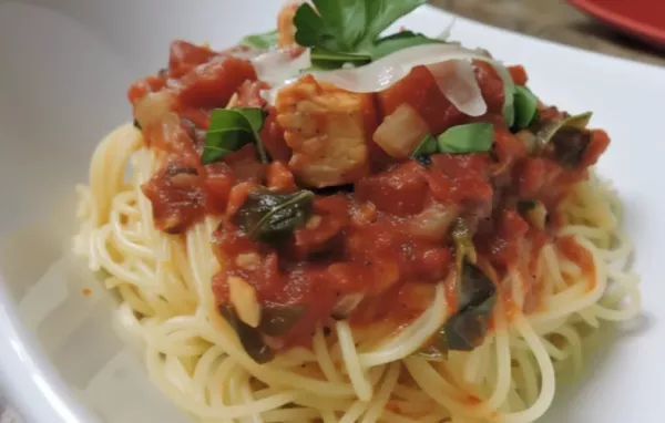 Delicious Basil Chicken over Angel Hair Pasta Recipe