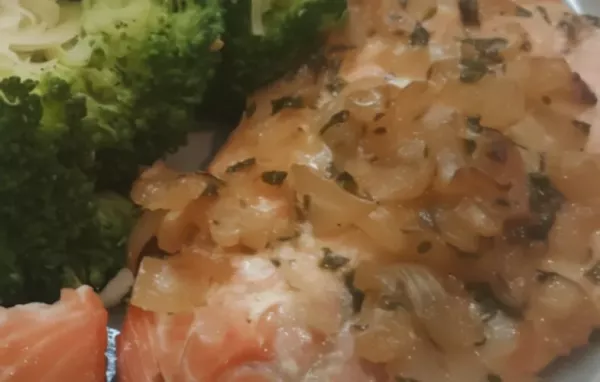 Delicious BBQ Salmon in Butter Sauce Recipe