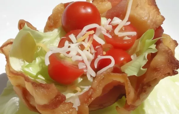 Delicious BLT Bacon Bowls Perfect for Brunch or a Light Lunch