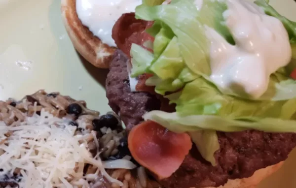 Delicious Blue Cheese Stuffed Buffalo Burger Recipe