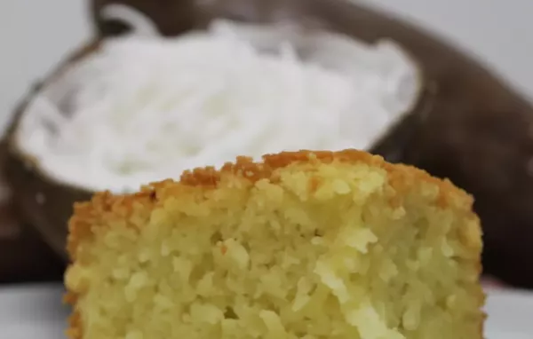 Delicious Cassava Coconut Cake Recipe