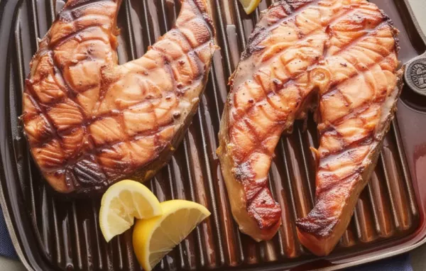 Delicious Charbroiled Salmon with a Lemon Herb Marinade