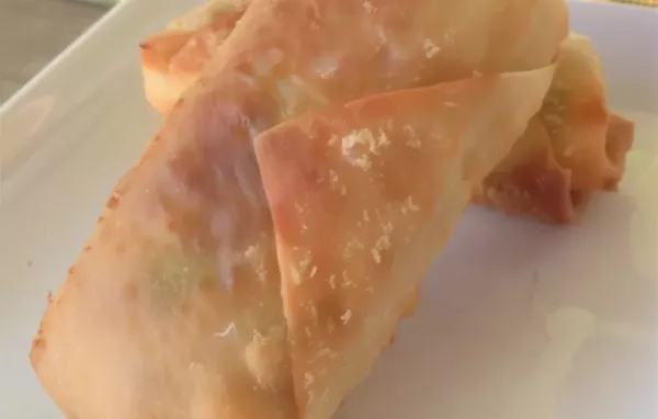 Delicious Cheeseburger Egg Rolls Recipe