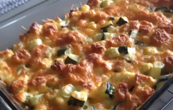 Delicious Cheesy Zucchini Casserole Recipe