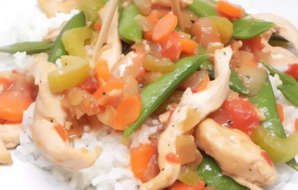 Delicious Chicken Stir Fry with Chicharo and Snow Peas