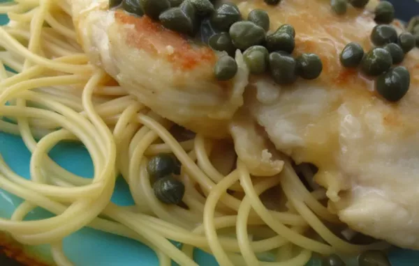 Delicious Chicken with Tangy Lemon Caper Sauce Recipe