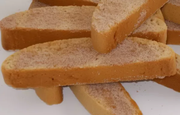 Delicious Cinnamon Sugar Biscotti Recipe