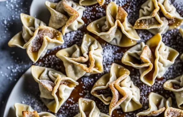 Delicious Cinnamon Sugar Cream Cheese Wontons Recipe