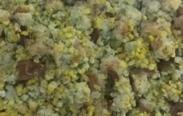 Delicious Corn and Challah Stuffing with Crispy Fried Sage