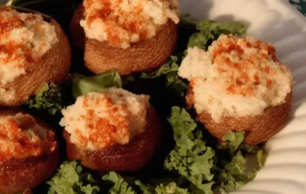 Delicious Crab-Stuffed Mushrooms III Recipe