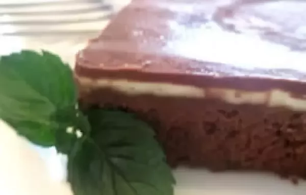 Delicious Creme de Menthe Bars Recipe