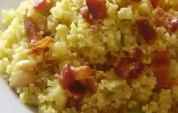 Delicious Curried Couscous Salad with Crispy Bacon