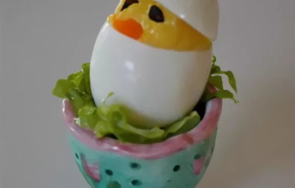 Delicious Easter Chick Deviled Eggs Recipe