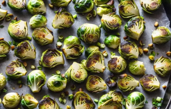 Delicious Garlic Roasted Cheesy Brussels Sprouts