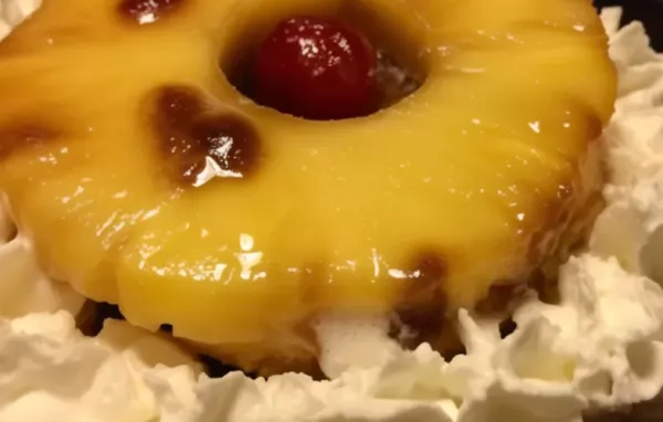 Delicious Grilled Pineapple Upside Down Cake Recipe