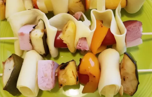 Delicious Ham and Veggie Crepe Kebabs Recipe