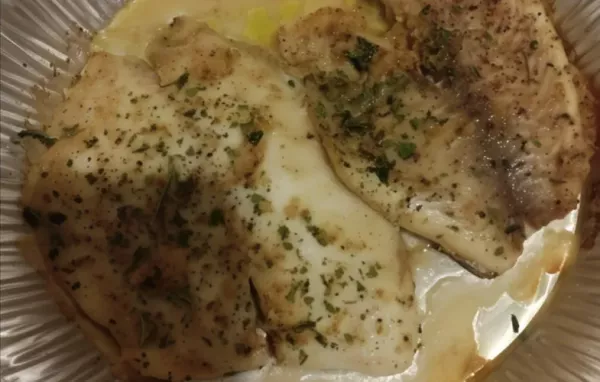 Delicious Herb-Crusted Tilapia with Garlic Butter