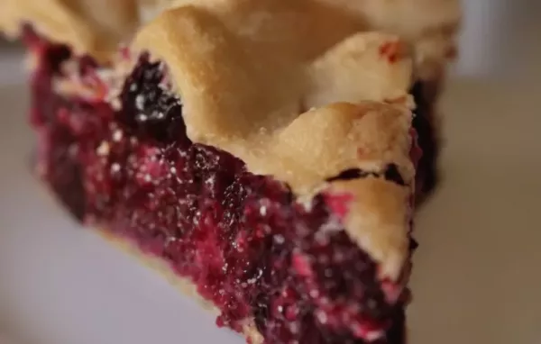 Delicious Homemade Blackberry Pie Recipe