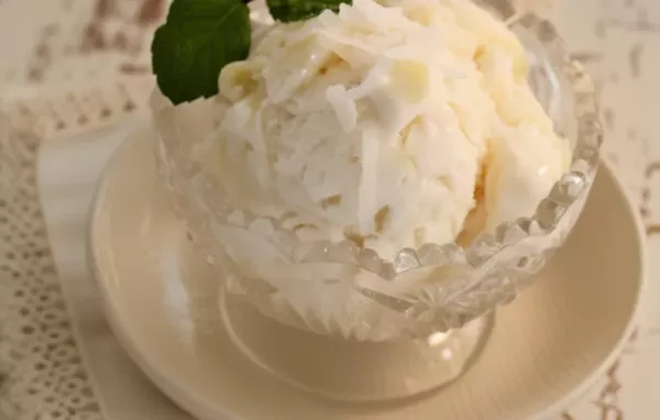 Delicious Homemade Coconut Pineapple Ice Cream Recipe