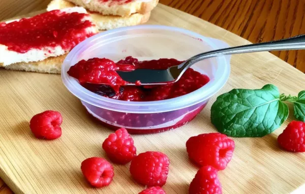 Delicious Homemade Low-Sugar Raspberry Jam Recipe