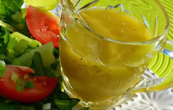 Delicious Homemade Mustard Vinaigrette Recipe