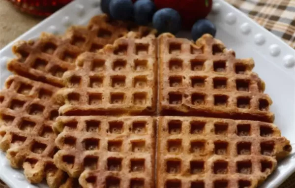 Delicious Homemade Sweet Potato Waffles