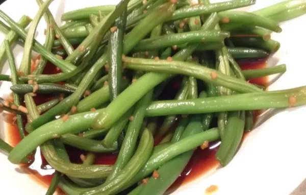 Delicious Honey Ginger Green Beans Recipe