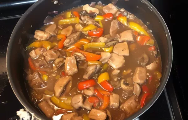 Delicious Honey Pork with Peppers Recipe