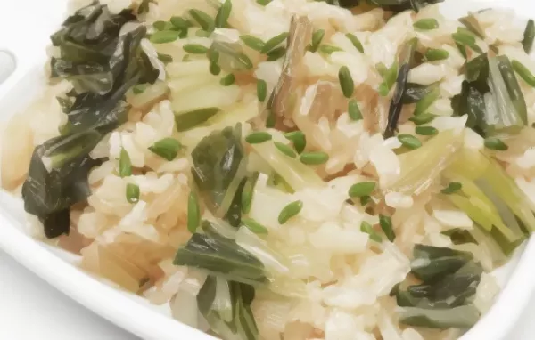 Delicious Jasmine Rice with Bok Choy