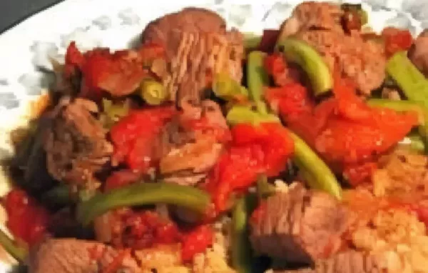 Delicious Lamb with Green Beans and Tomatoes Recipe