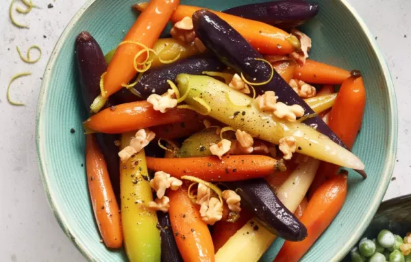 Delicious Lemon Honey Glazed Baby Carrots Recipe