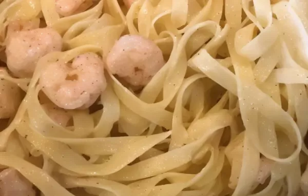 Delicious Lemon Pepper Pasta with a Tasty Seafood Twist