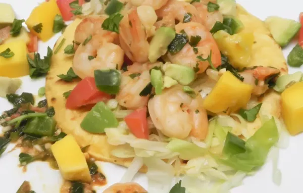 Delicious Lime Shrimp Tacos with Fresh Mango Salsa