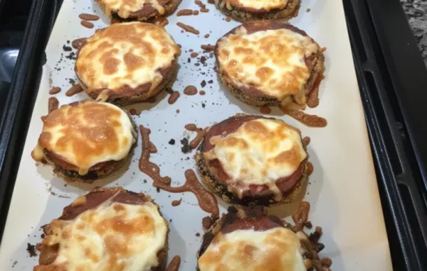 Delicious Low-Carb Eggplant Pizzas