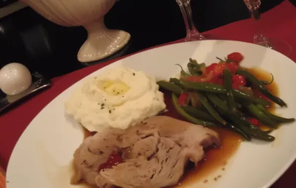 Delicious Marinated Pork Roast with Tangy Currant Sauce
