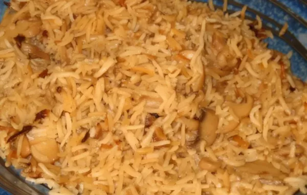 Delicious Mushroom and Onion Rice Recipe