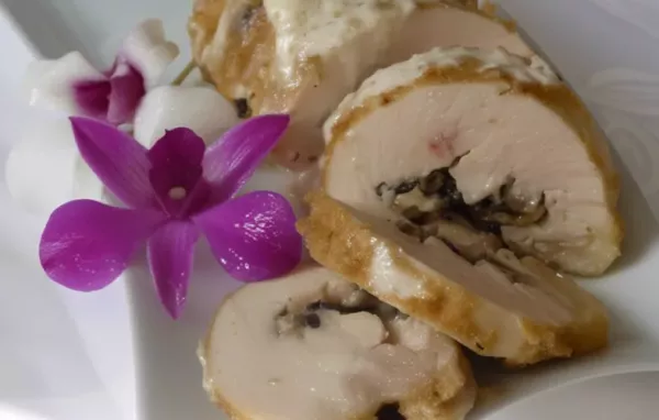 Delicious Mushroom Stuffed Chicken Rollups Recipe