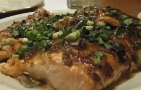 Delicious Oven Baked Salmon with Hoisin and Plum Sauce